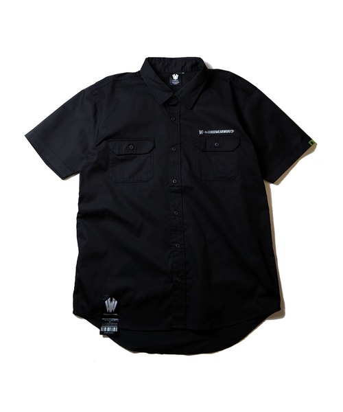 [W] by VIRGOwearworks（ダブリューバイヴァルゴウェアーワークス）の「Face Logo W-Shirts（シャツ/ブラウス・メンズ・ブラック×シルバー/ブラック×ホワイト・MEDIUM/LARGE/X-LARGE）」の9枚目の写真