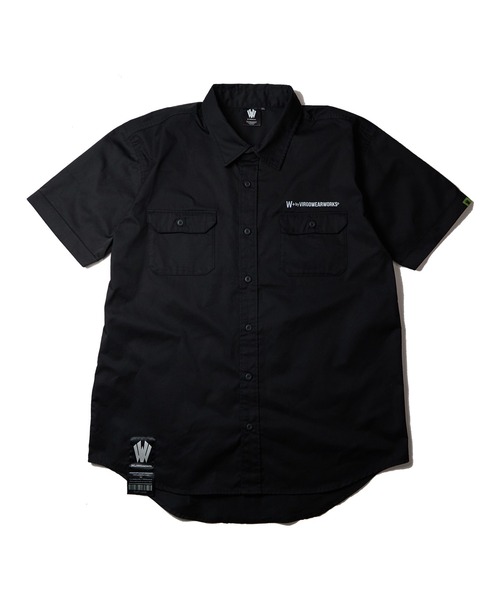 [W] by VIRGOwearworks（ダブリューバイヴァルゴウェアーワークス）の「Face Logo W-Shirts（シャツ/ブラウス・メンズ・ブラック×シルバー/ブラック×ホワイト・MEDIUM/LARGE/X-LARGE）」の7枚目の写真
