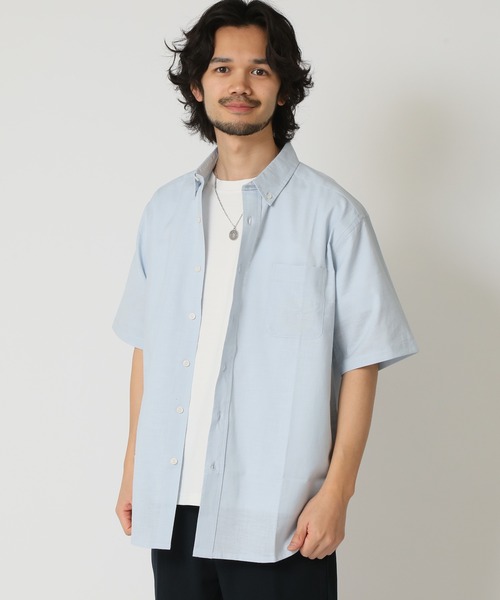 ARCADE(アーケード)の「通気性、吸水性の良い インド綿 コットン100% 半袖 ボタンダウンシャツ(シャツ/ブラウス・メンズ・ベージュ/ネイビー/オレンジ/ホワイト/ブルー・M/L/LL)」の14枚目の写真