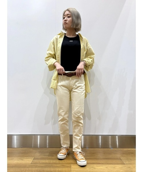 GAP(ギャップ)の「ミッドライズ クラシック ストレートデニム(デニムパンツ・レディース・アイボリー・29/26/30/24/28/27/25/23)」の8枚目の写真