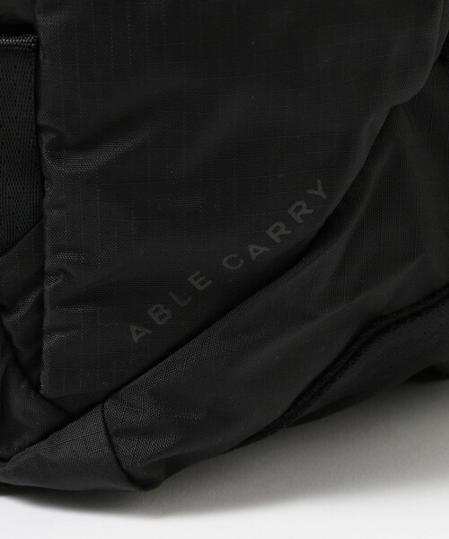 BEAMS(ビームス)の「【MORE VARIATION 開催中】ABLE CARRY / Day Breaker 2 Ripstop(バックパック/リュック・メンズ・ブラック・ONE SIZE)」の5枚目の写真