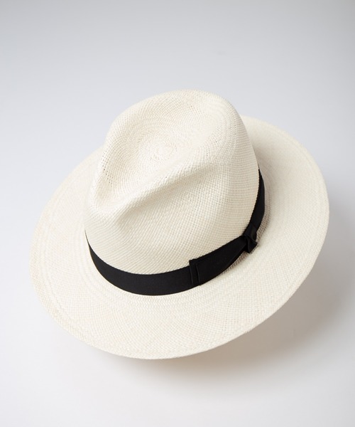RACAL(ラカル)の「Ecuadorian Panama Fedora Hat / エクアドルパナマフェドラハット(ハット・メンズ・ナチュラル・MEDIUM/LARGE)」の2枚目の写真