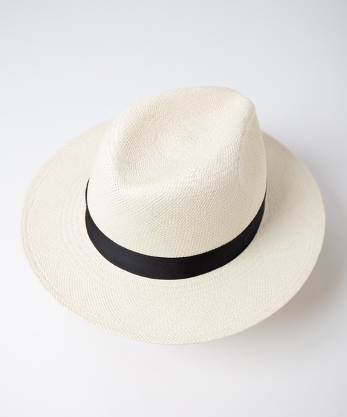 RACAL(ラカル)の「Ecuadorian Panama Fedora Hat / エクアドルパナマフェドラハット(ハット・メンズ・ナチュラル・MEDIUM/LARGE)」の4枚目の写真