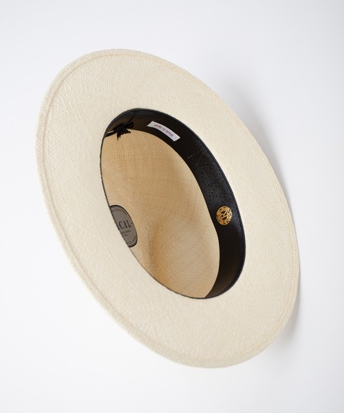 RACAL(ラカル)の「Ecuadorian Panama Fedora Hat / エクアドルパナマフェドラハット(ハット・メンズ・ナチュラル・MEDIUM/LARGE)」の6枚目の写真