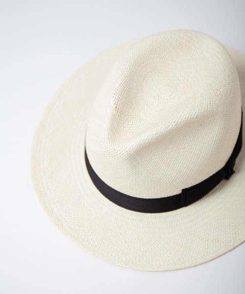 RACAL(ラカル)の「Ecuadorian Panama Fedora Hat / エクアドルパナマフェドラハット(ハット・メンズ・ナチュラル・MEDIUM/LARGE)」の7枚目の写真