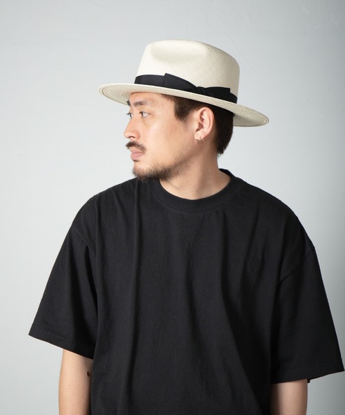 RACAL(ラカル)の「Ecuadorian Panama Fedora Hat / エクアドルパナマフェドラハット(ハット・メンズ・ナチュラル・MEDIUM/LARGE)」の9枚目の写真