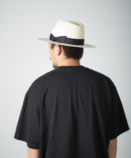 RACAL(ラカル)の「Ecuadorian Panama Fedora Hat / エクアドルパナマフェドラハット(ハット・メンズ・ナチュラル・MEDIUM/LARGE)」の10枚目の写真