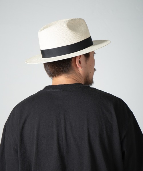 RACAL(ラカル)の「Ecuadorian Panama Fedora Hat / エクアドルパナマフェドラハット(ハット・メンズ・ナチュラル・MEDIUM/LARGE)」の11枚目の写真