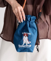 【SETUP7】アニマル刺繍コードショルダーバッグ 犬・猫 ミヌエット/ベンガル/ラグドール/コーイケル/ブルドッグ/シュナウザー/シバイヌ/ハチワレ/トイプー SNBD