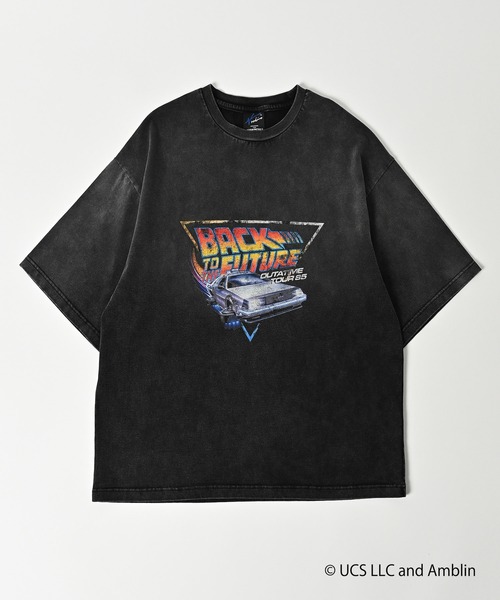 ADAM PATEK(アダムパテック)の「【ADAMPATEK/アダムパテック】<BACK TO THE FUTURE>DeLoreanT/バックトゥザフューチャーコラボTシャツ(Tシャツ/カットソー・レディース・ブラック・1/2)」の1枚目の写真