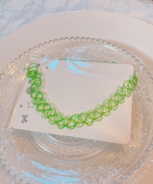 ARCHIVER（アーカイバ）の「【Bz】ワイヤータトゥーチョーカー/Y2K 平成ギャル 推しカラー（MA/EK277）（チョーカー）」