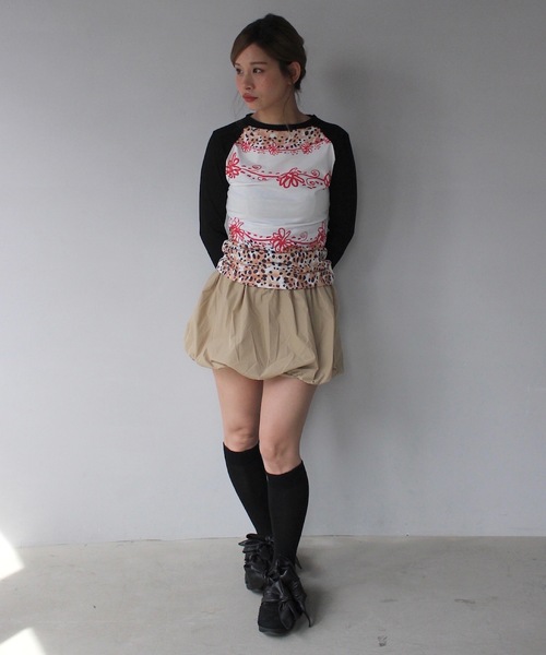 SANSeLF(サンセルフ)の「【SANSeLF】グラフィックラグランロンT sanw25s070(Tシャツ/カットソー・レディース・ホワイト・FREE)」の10枚目の写真