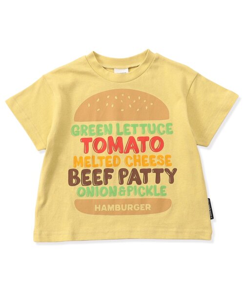 BREEZE（ブリーズ）の「【ジュニア対応】車&ハンバーガー半袖Tシャツ（Tシャツ/カットソー・キッズ・グレー/オフホワイト/ネイビー/イエロー・80/90/100/110/120/130/140）」の13枚目の写真