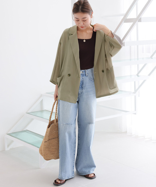 ジャーナルスタンダードレリュームシアーテーラードジャケット 追加4》シアーテーラードジャケット（テーラードジャケット