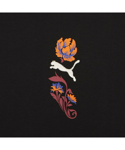 PUMA（プーマ）の「PUMA プーマ メンズ フローラル ショート グラフィック ボクシー 半袖 Tシャツ（Tシャツ/カットソー・メンズ・ホワイト/ブラック/ブラウン系その他・SMALL/X-LARGE/MEDIUM/LARGE/XX-LARGE）」の6枚目の写真