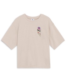 PUMA プーマ メンズ フローラル ショート グラフィック ボクシー 半袖 Tシャ