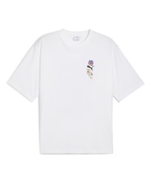 PUMA プーマ メンズ フローラル ショート グラフィック ボクシー 半袖 Tシャ