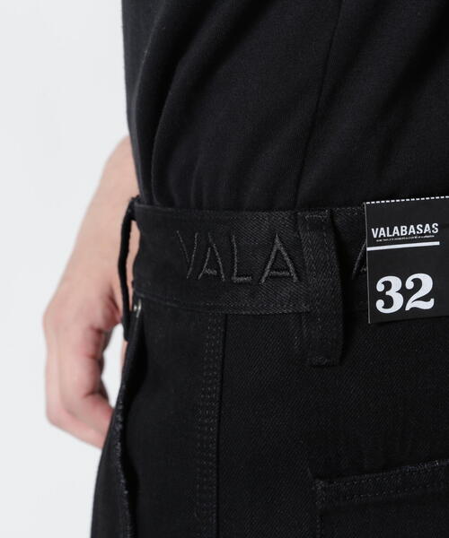 入手困難✨ VALABASAS バラバサス デニム 32インチ ブラック Valabasas /バラバサス/PATCH FADE BLACK BAGGY J（デニムパンツ
