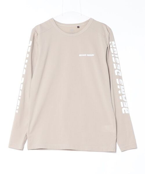 TIGORA by BEAMS DESIGN(ティゴラバイビームスデザイン)の「ティゴラ ビームス TIGORA BEAMS ロングスリーブTシャツ(Tシャツ/カットソー・メンズ・ブラック/ベージュ・M/L/S/LL)」の1枚目の写真