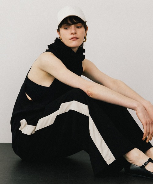 LA BELLE ETUDE（ラベルエチュード）の「アシメサイドラインデザインパンツ（その他パンツ・レディース・ブラウン/ピンク/ブラック・0/1）」の18枚目の写真