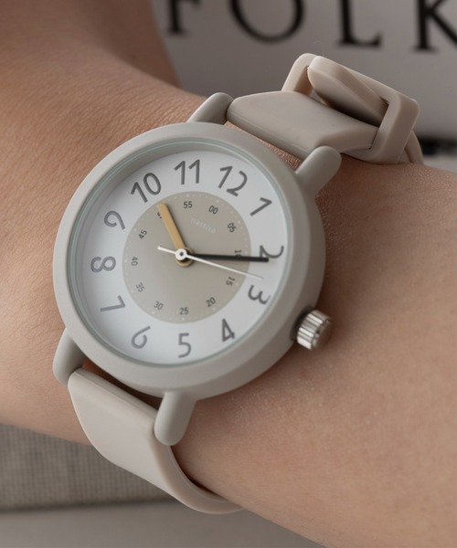 セール】【SETUP7】サークルラバーウォッチ 腕時計 シンプルアナログ