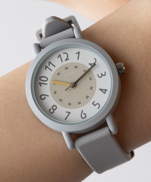 SETUP7(セットアップセブン)の「【SETUP7】サークルラバーウォッチ 腕時計 シンプルアナログ時計 GY087 FW(アナログ腕時計・レディース・ベージュ/ホワイト/ブラック/グレー・FREE)」の12枚目の写真