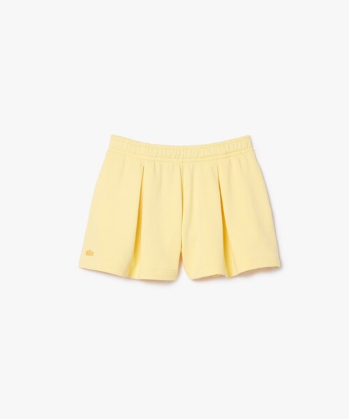 LACOSTE（ラコステ）の「プリーツスウェットショーツ（その他パンツ・レディース・ペールイエロー・36/38）」の11枚目の写真
