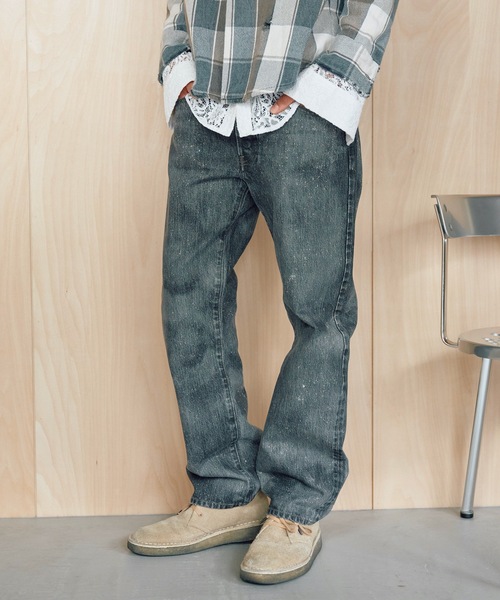 AUTHEN(オーセン)の「【AUTHEN】オーセン/ ヴィンテージ ストレートレッグ BK デニムパンツ(デニムパンツ・レディース・グレー系その他・29inch/31inch/33inch)」の1枚目の写真
