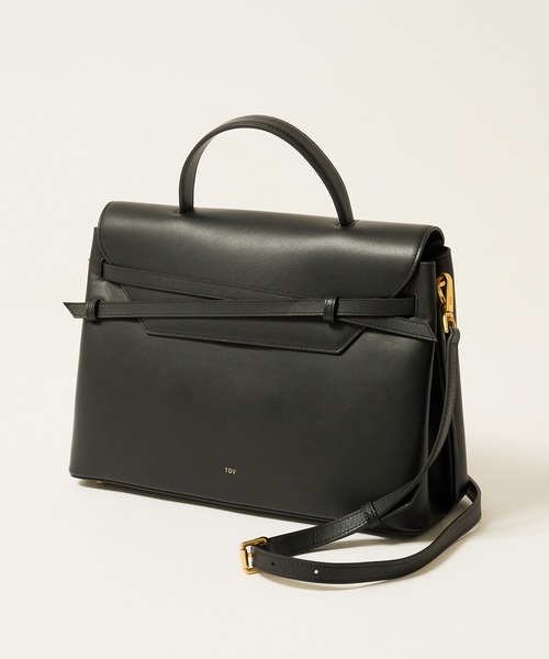 tov(トーヴ)の「【TOV】26SS新色あり MIMI GRAND T25W02B560 T26S07B599(ハンドバッグ・レディース・キャメル/ブラック系その他2/グレイッシュベージュ/サックスブルー/ブラック/ブラウン/ホワイト・FREE)」の4枚目の写真