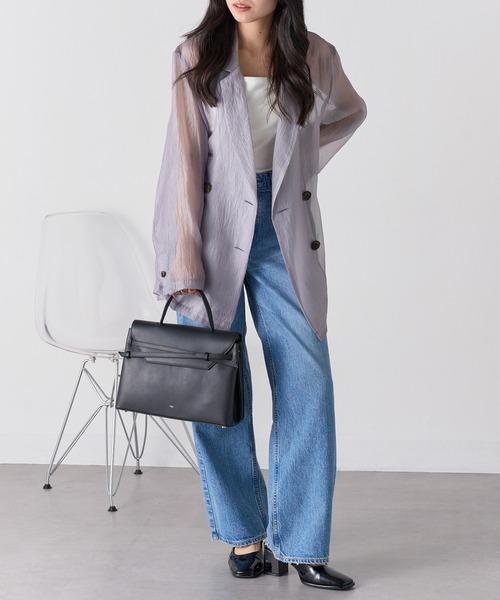 tov(トーヴ)の「【TOV】26SS新色あり MIMI GRAND T25W02B560 T26S07B599(ハンドバッグ・レディース・キャメル/ブラック系その他2/グレイッシュベージュ/サックスブルー/ブラック/ブラウン/ホワイト・FREE)」の8枚目の写真