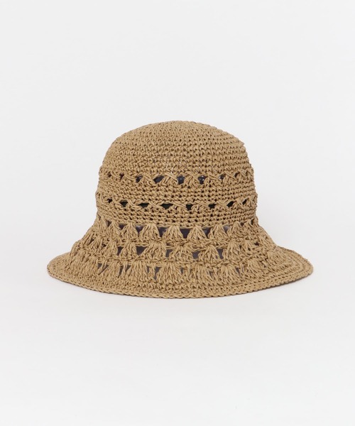 SMELLY(スメリー)の「シェルアミモチーフハット(ハット・レディース・アイボリー/ベージュ・-)」の16枚目の写真