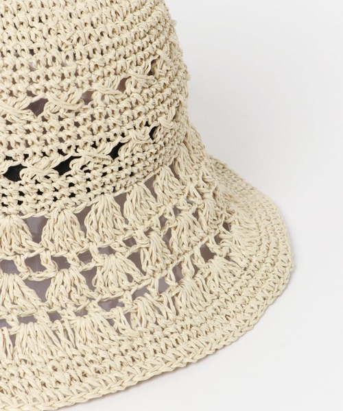 SMELLY(スメリー)の「シェルアミモチーフハット(ハット・レディース・アイボリー/ベージュ・-)」の19枚目の写真