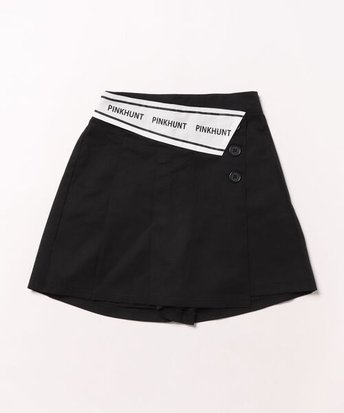 PINKHUNT(ピンクハント)の「PINKHUNT ピンクハント 折り返しウエストスカパン ショートパンツ 0629K(その他パンツ・キッズ・ブラック/カーキ・140cm/150cm/160cm/120cm/130cm)」の4枚目の写真