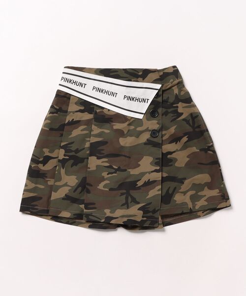 PINKHUNT(ピンクハント)の「PINKHUNT ピンクハント 折り返しウエストスカパン ショートパンツ 0629K(その他パンツ・キッズ・ブラック/カーキ・140cm/150cm/160cm/120cm/130cm)」の9枚目の写真