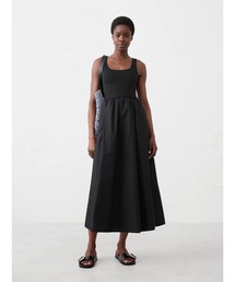 BANANA REPUBLIC FACTORY STORE（バナナリパブリック ファクトリーストア）の「BANANA REPUBLIC FACTORY STORE　　スリーブレスタンク ミックスメディア ミディワンピース（ワンピース）」