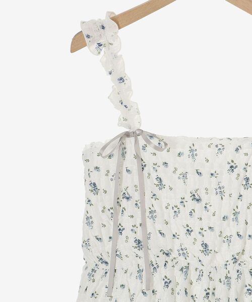 MAJESTIC LEGON(マジェスティックレゴン)の「カットレースリボンキャミソール(キャミソール・レディース・ブラック/オフホワイト/ホワイト系その他・MEDIUM)」の15枚目の写真