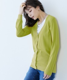 slattgir | 高身長　【アイスクリーンプレミアム】Vネックカーディガン（持続冷感・毛玉なりにくい・UVカット）(カーディガン/ボレロ)