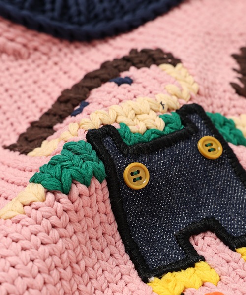 anrealage homme(アンリアレイジオム)の「FRIENDS PULLOVER KNIT(ニット/セーター・メンズ・ピンク/ブルー・46/48)」の5枚目の写真