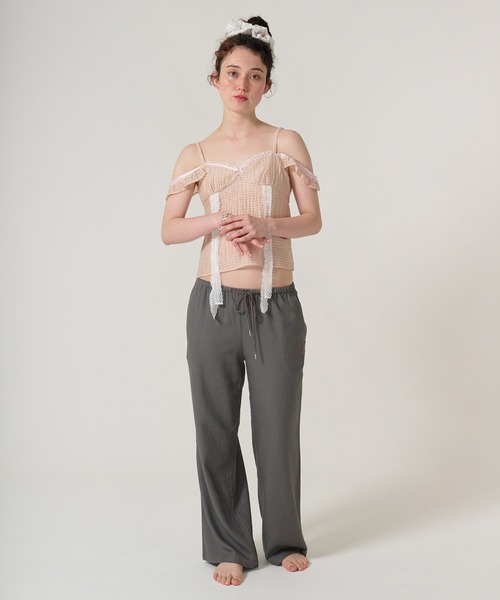 TINA:JOJUN(ティーナジョジュン)の「ハートネック キャミブラウス TINA:JOJUN(キャミソール・レディース・アイボリー/サーモンピンク・M)」の16枚目の写真