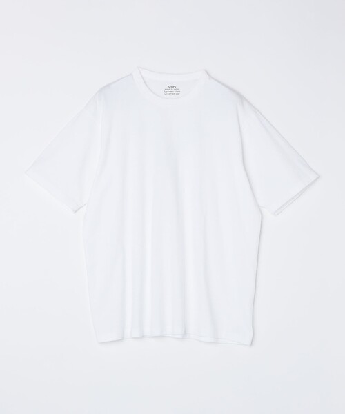 SHIPS(シップス)の「SHIPS: スタンダード チューブ Tシャツ(Tシャツ/カットソー・メンズ・ホワイト/ブラック/グレー・X-LARGE/LARGE/MEDIUM/SMALL)」の7枚目の写真
