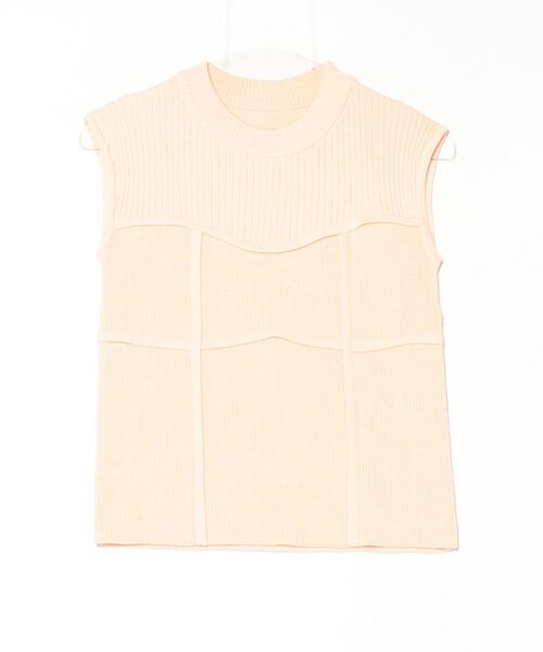 Per sist ence（パーシエンス）の「綿タッチビスチェデザインノースリーブプルオーバー（Tシャツ/カットソー・レディース・ピンク/モカ/アイボリー/ブラック・ONE SIZE）」の19枚目の写真