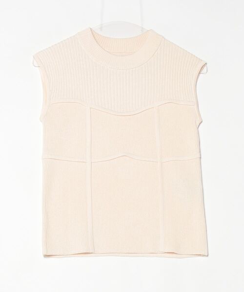 Per sist ence（パーシエンス）の「綿タッチビスチェデザインノースリーブプルオーバー（Tシャツ/カットソー・レディース・ピンク/モカ/アイボリー/ブラック・ONE SIZE）」の20枚目の写真