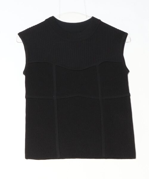 Per sist ence（パーシエンス）の「綿タッチビスチェデザインノースリーブプルオーバー（Tシャツ/カットソー・レディース・ピンク/モカ/アイボリー/ブラック・ONE SIZE）」の21枚目の写真