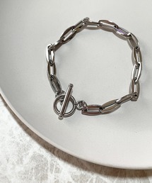 PARKS TOKYO SELECT | 金属アレルギー対応 サージカルステンレス/316L マンテルオーバルチェーンブレスレット(ブレスレット)