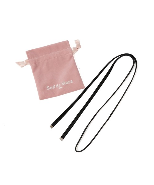 ROSE BUD（ローズバッド）の「(Sea’ds mara)Trimming blade necklace（ネックレス・レディース・ブラック・ONE SIZE）」の8枚目の写真