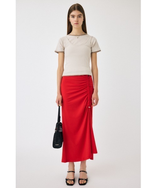 MOUSSY（マウジー）の「DRAWSTRING CUT スカート（スカート・レディース・レッド/ブラック・FREE）」の16枚目の写真