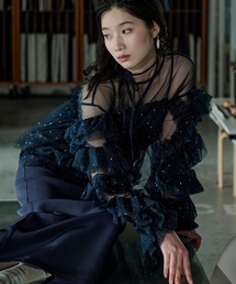 Ezick（エジック）の「Elegant volume sleeves　セットキャミドレス（ドレス）」