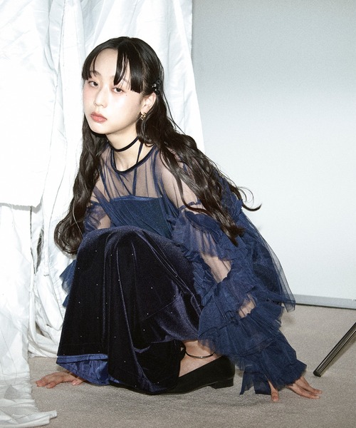 Elegant volume sleeves　セットキャミドレス Elegant volume sleeves セットキャミドレス（ドレス）｜Ezick