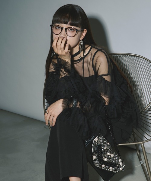 Ezick（エジック）の「Elegant volume sleeves セットキャミ