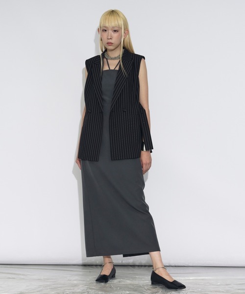 Elegant volume sleeves セットキャミドレス（ドレス）｜Ezick